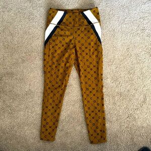 RARE….New Balance Monogram Style Louis Vuitton print leggings